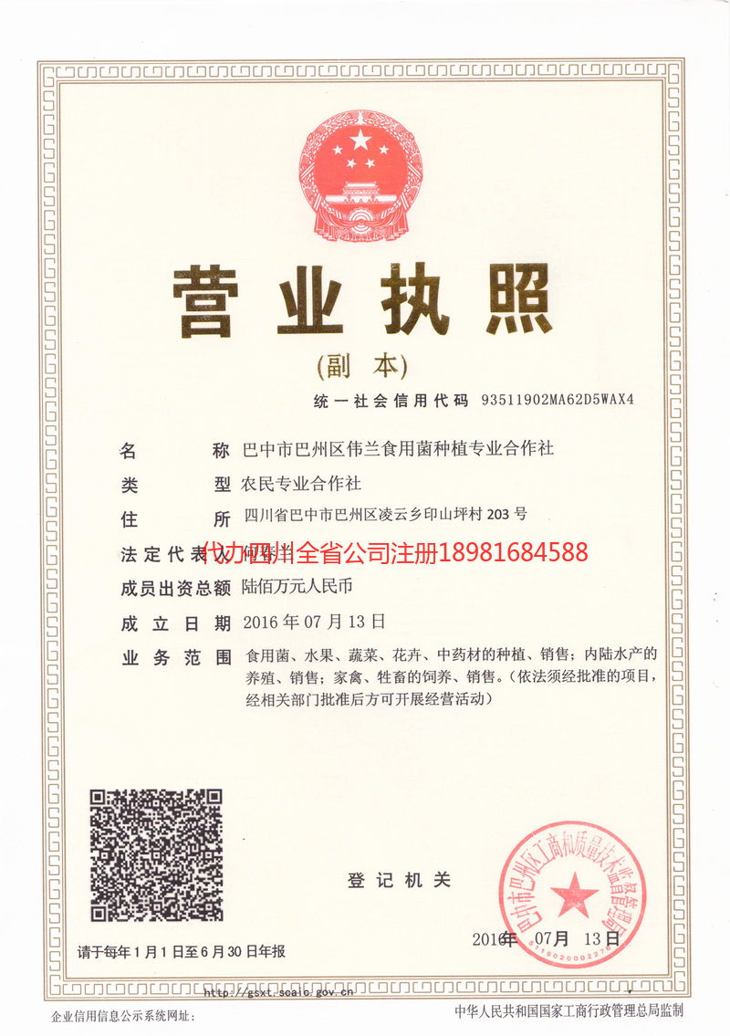 苏州苏州伟兰食用菌种植专业合作社